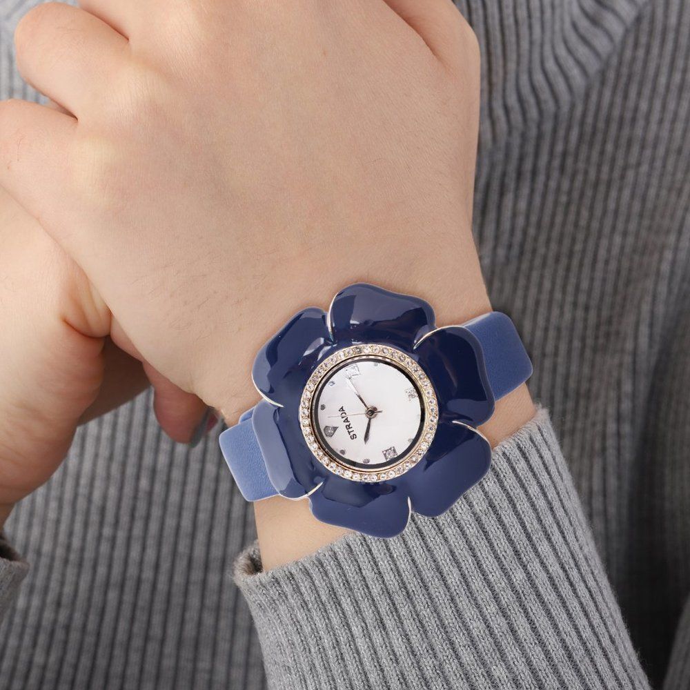 Strada Watch Mallow Flower Blue - Picture 2 of 6